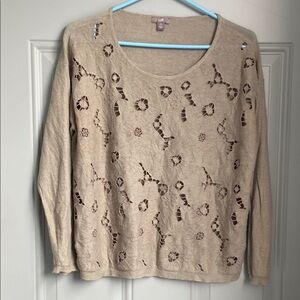 J. Jill Women's Beige Sweater